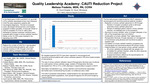 Quality Leadership Academy: CAUTI Reduction Project by Melissa Fradette